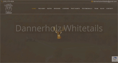 Desktop Screenshot of dannerholzwhitetails.com